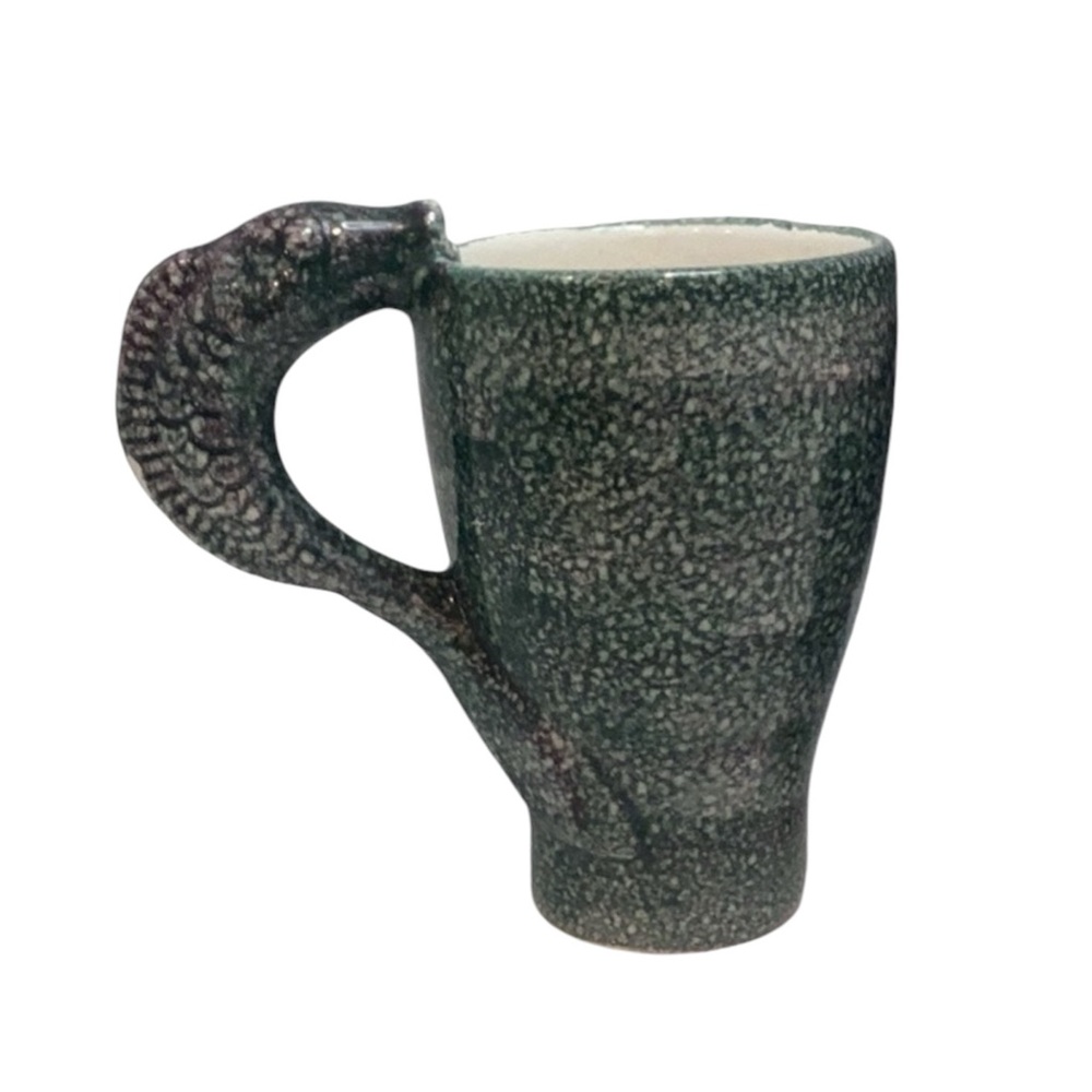 🦄 Pair of Rare Starbucks Seahorse Handle Mugs - Hand Painted, Made in It - Picture 4 of 16